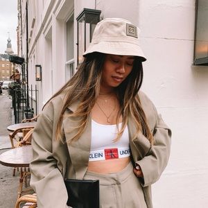 CC “Chanel” Vintage Repurposed Bucket Hat